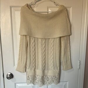 Off-Shoulder Sweater